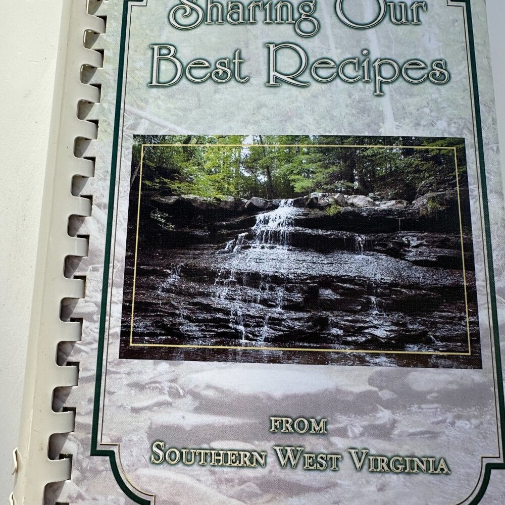 #RNB77 SHARING OUR BEST RECIPES COOKBOOK VINTAGE PAPERBACK SOUTHERN WEST VIRGINA
